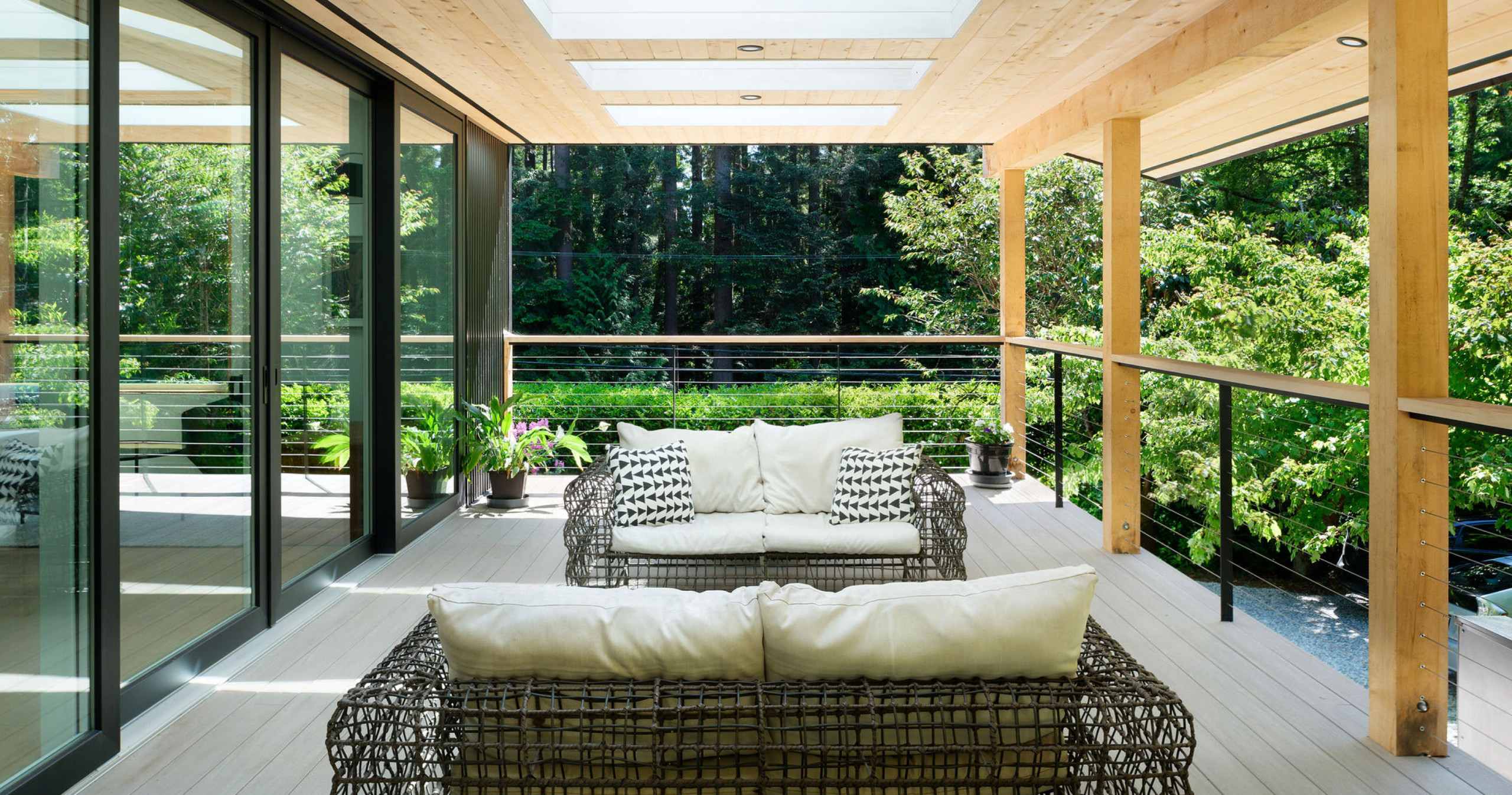 The elegant design of this home makes it a standout for outdoor entertaining