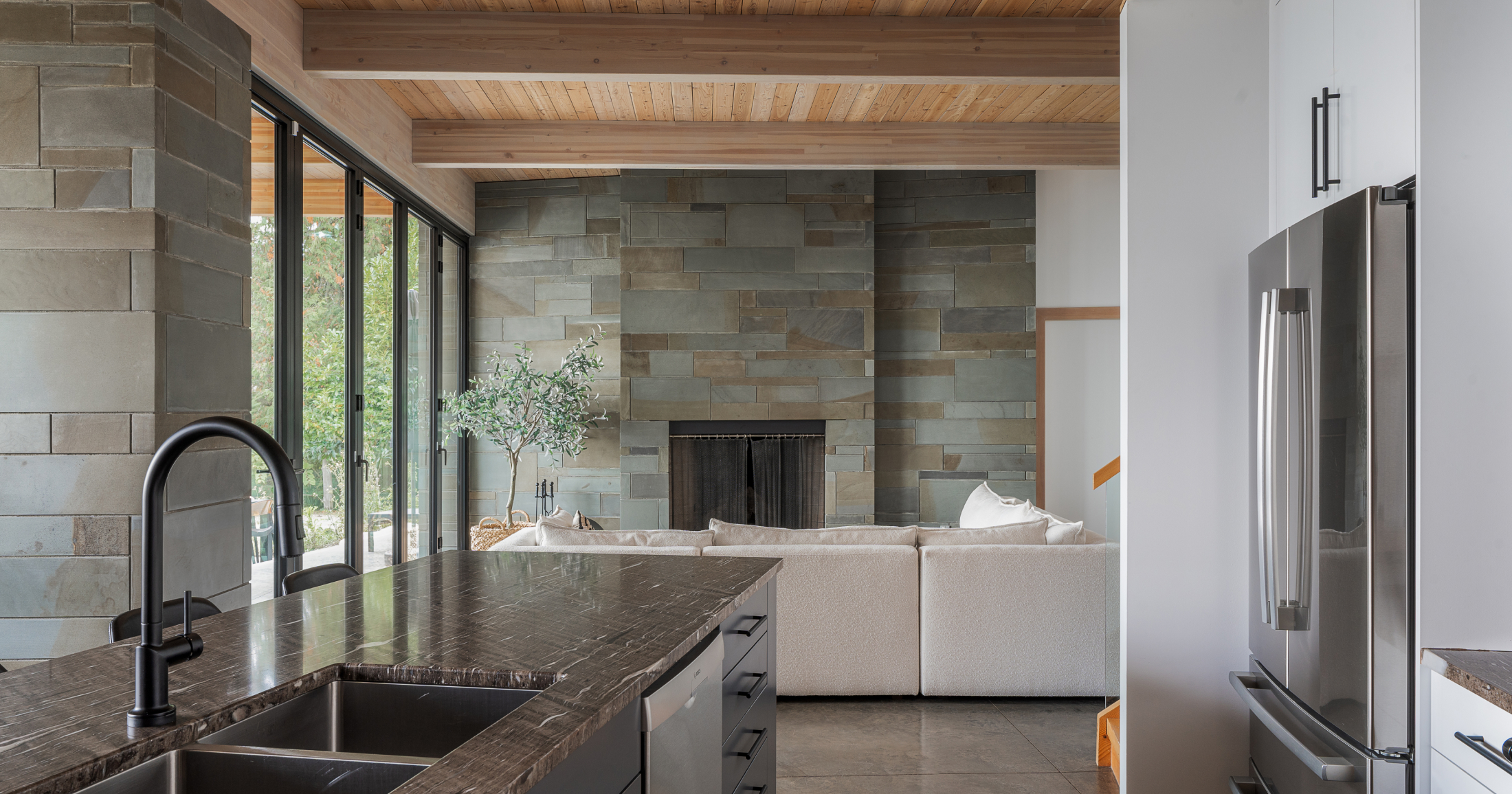 Clean lines throughout the home create a sense of space and comfort